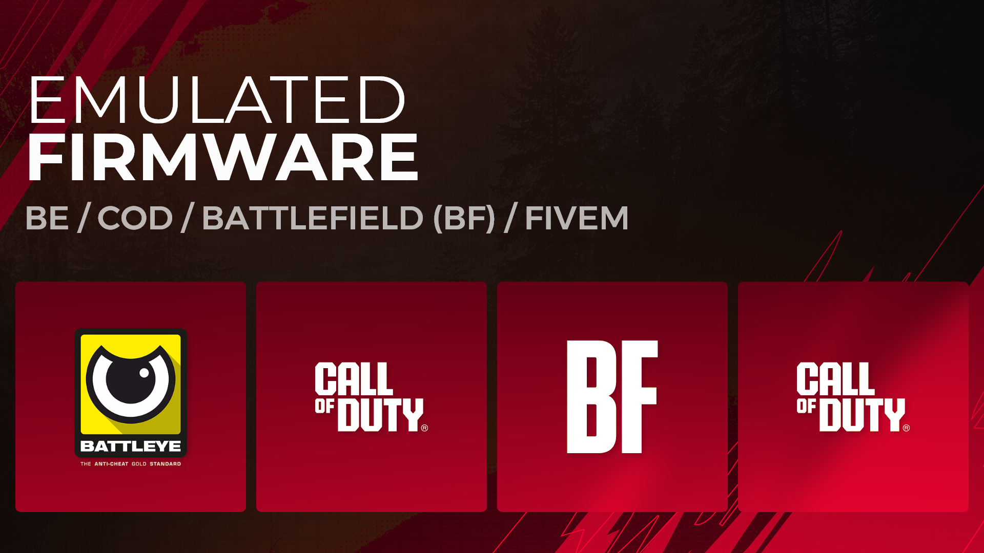 1:1 Emulated FW - BE / EAC / COD